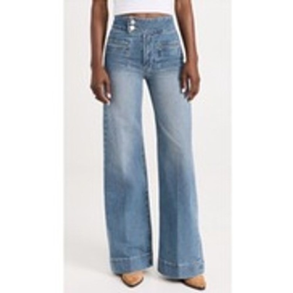 Frame Denim Light Blue Flare Jeans